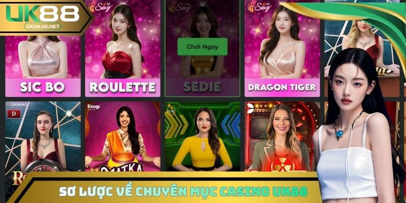 Sơ lược về chuyên mục Casino UK88 hot hit