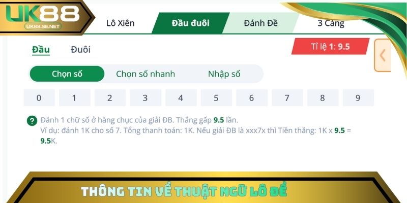 Tìm hiểu thông tin về thuật ngữ lô đề