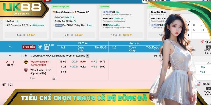 Tổng hợp tiêu chí chọn ra trang chủ uy tín